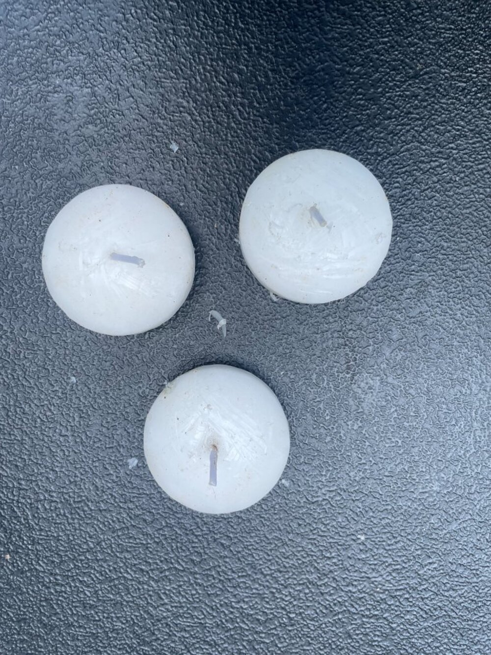 Set of 3 small floating candles